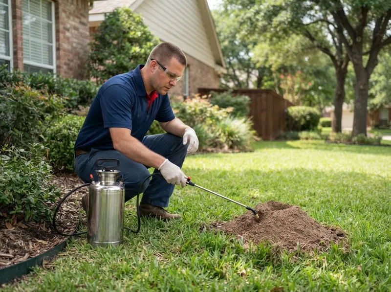 Fire Ant Yard Inoculation in Arlington, TX